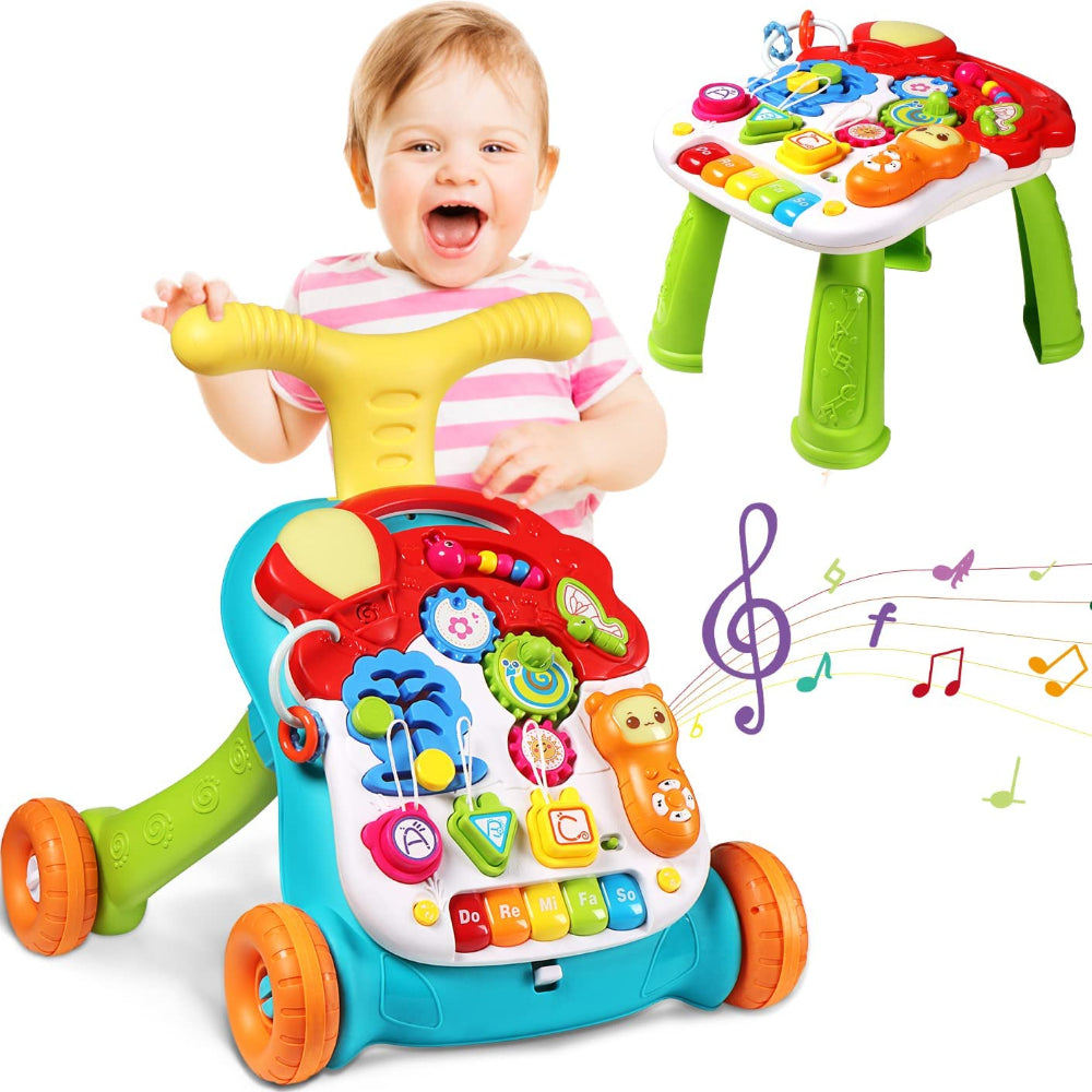 Baby Musical Stroller With Musical Table For Developmental Growth
