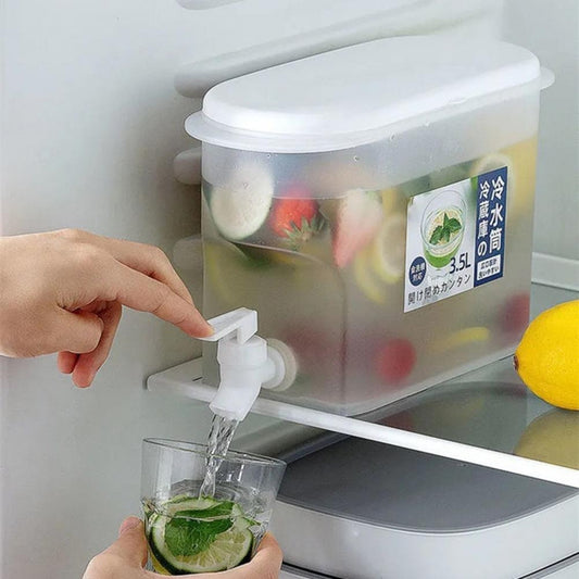 Water Jug With Faucet Lemon Juice Jug Kitchen Drinkware Kettle Pot Heat Resistant